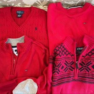 Get ready for the holidays with festive sweaters or vests for your child